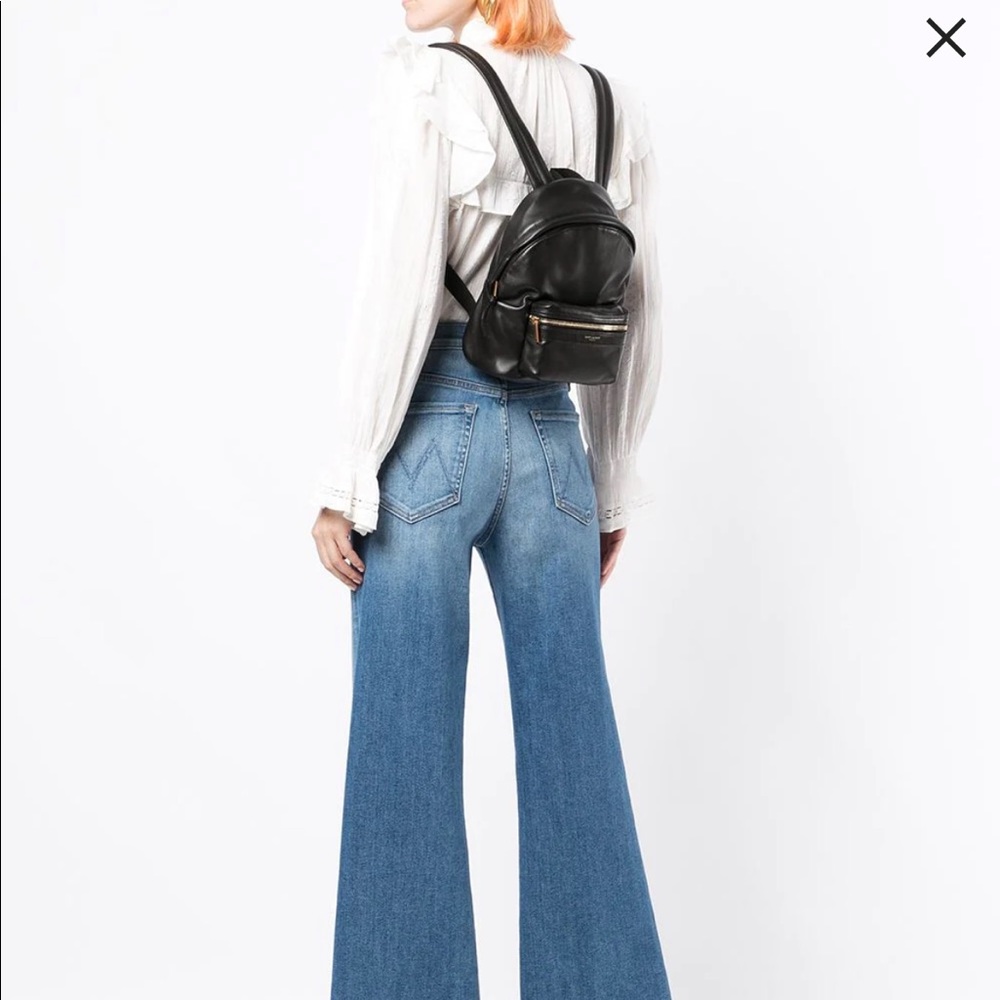 Leather Saint Laurent city backpack mini size